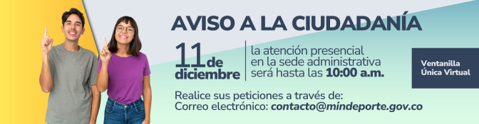 11 de diciembre atención presencial